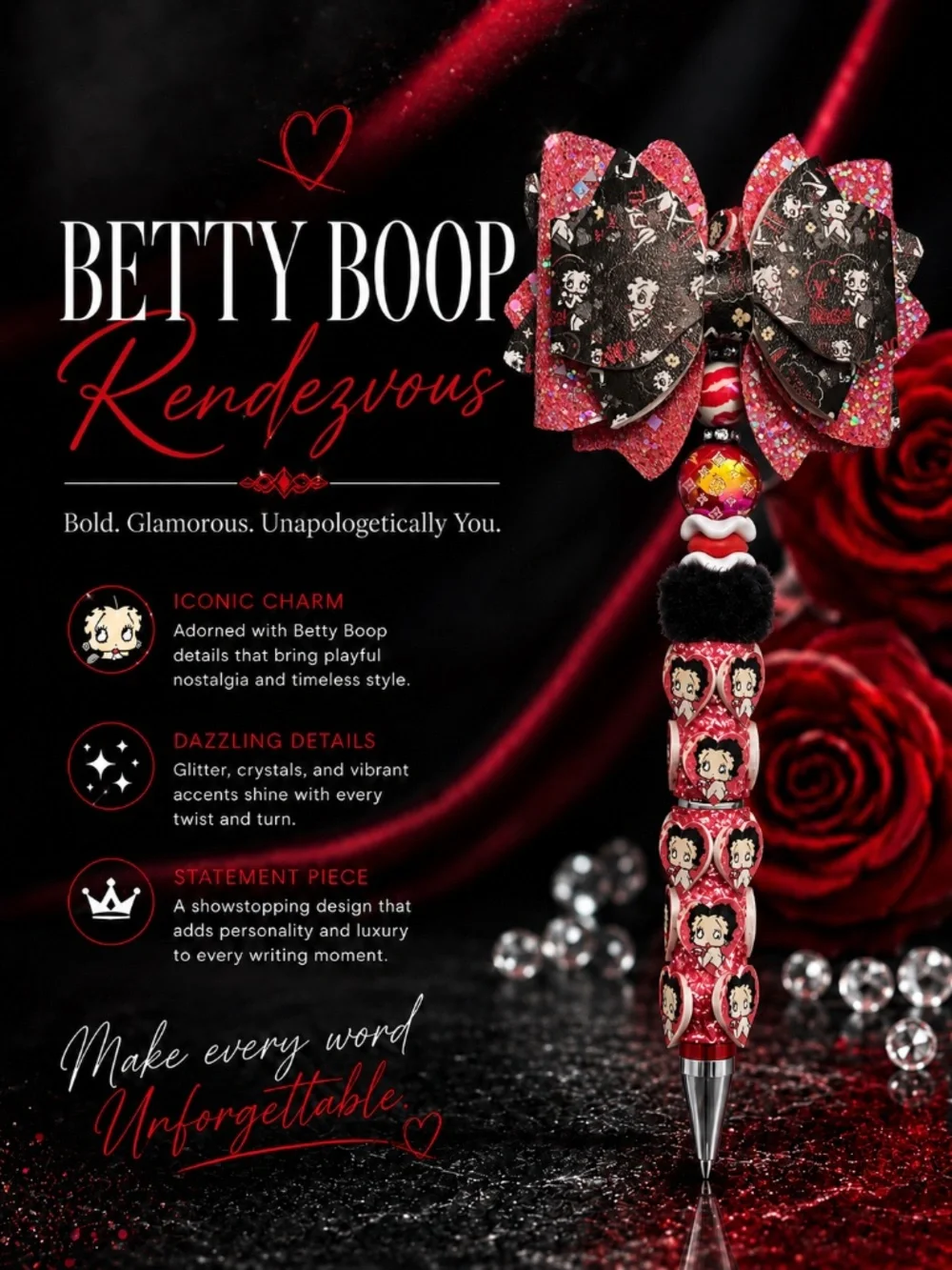 Scarlet Sweetheart Pen